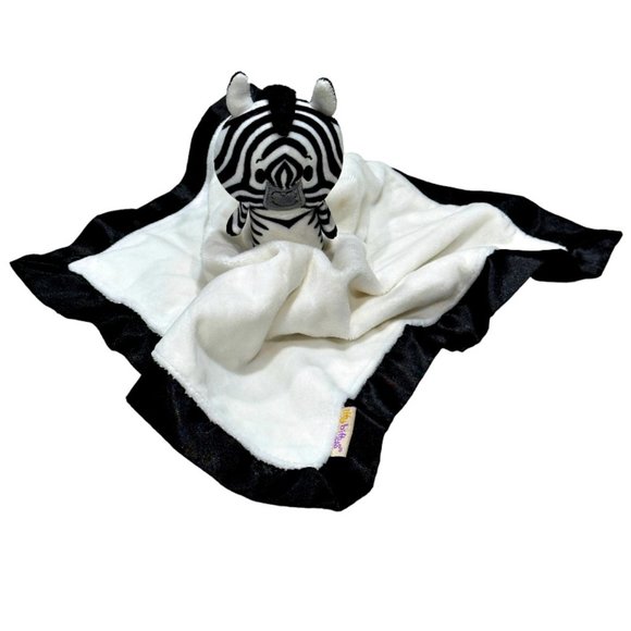 HALLMARK Itty Bittys Noah's Ark ZEBRA Baby Lovey Security Blanket Plush Soother - Picture 1 of 8